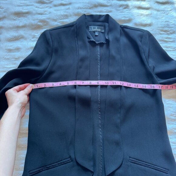 Lulu's Black Lightweight Blazer Jacket - Picture 13 of 15